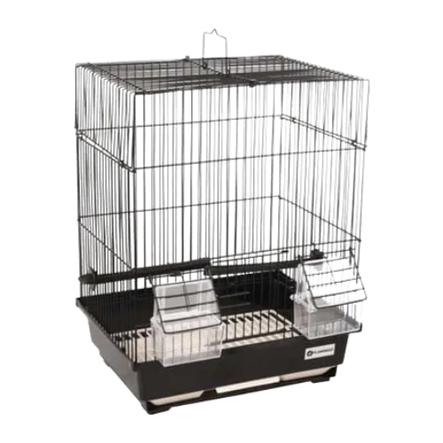 Flamingo Bird Cage Dolak 1 Black - 29.5X22X38cm - قفص للطيور - Zue For Pet Supplies Co.