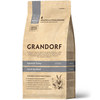 Grandorf Rabbit & Turkey - Adult Sterilized Cat 2kg - طعام جاف للحيوانات الأليفة - Zue For Pet Supplies Co.