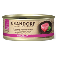 Grandorf Tuna Fillet - 70g Pack of 6 - طعام معلب للقطط - Zue For Pet Supplies Co.