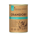 Grandorf Buffalo & Turkey  -  Adult Dog 400g - طعام معلب الكلاب - Zue For Pet Supplies Co.