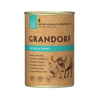 Grandorf Buffalo & Turkey  -  Adult Dog 400g - طعام معلب الكلاب - Zue For Pet Supplies Co.