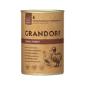 Grandorf Duck & Turkey - Adult Dog 400g - طعام معلب الكلاب - Zue For Pet Supplies Co.