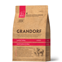 Grandorf Lamb & Turkey - Adult Medium&Maxi Breeds Dog 10kg - طعام الكلاب - Zue For Pet Supplies Co.