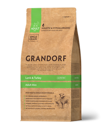Grandorf Lamb & Turkey - Adult Mini Breeds Dog 8kg - طعام الكلاب - Zue For Pet Supplies Co.