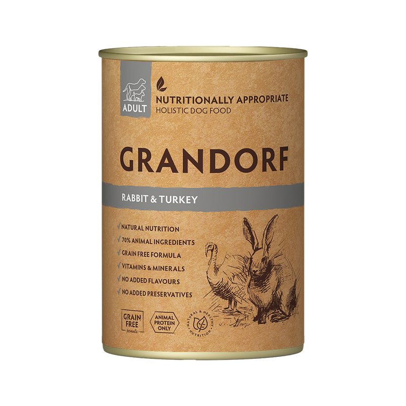 Grandorf Rabbit & Turkey - Adult 400g - طعام الكلاب - Zue For Pet Supplies Co.