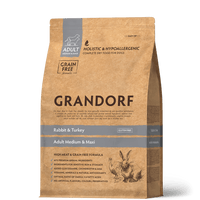 Grandorf Rabbit & Turkey - Adult Medium & Maxi 10kg - طعام الكلاب - Zue For Pet Supplies Co.