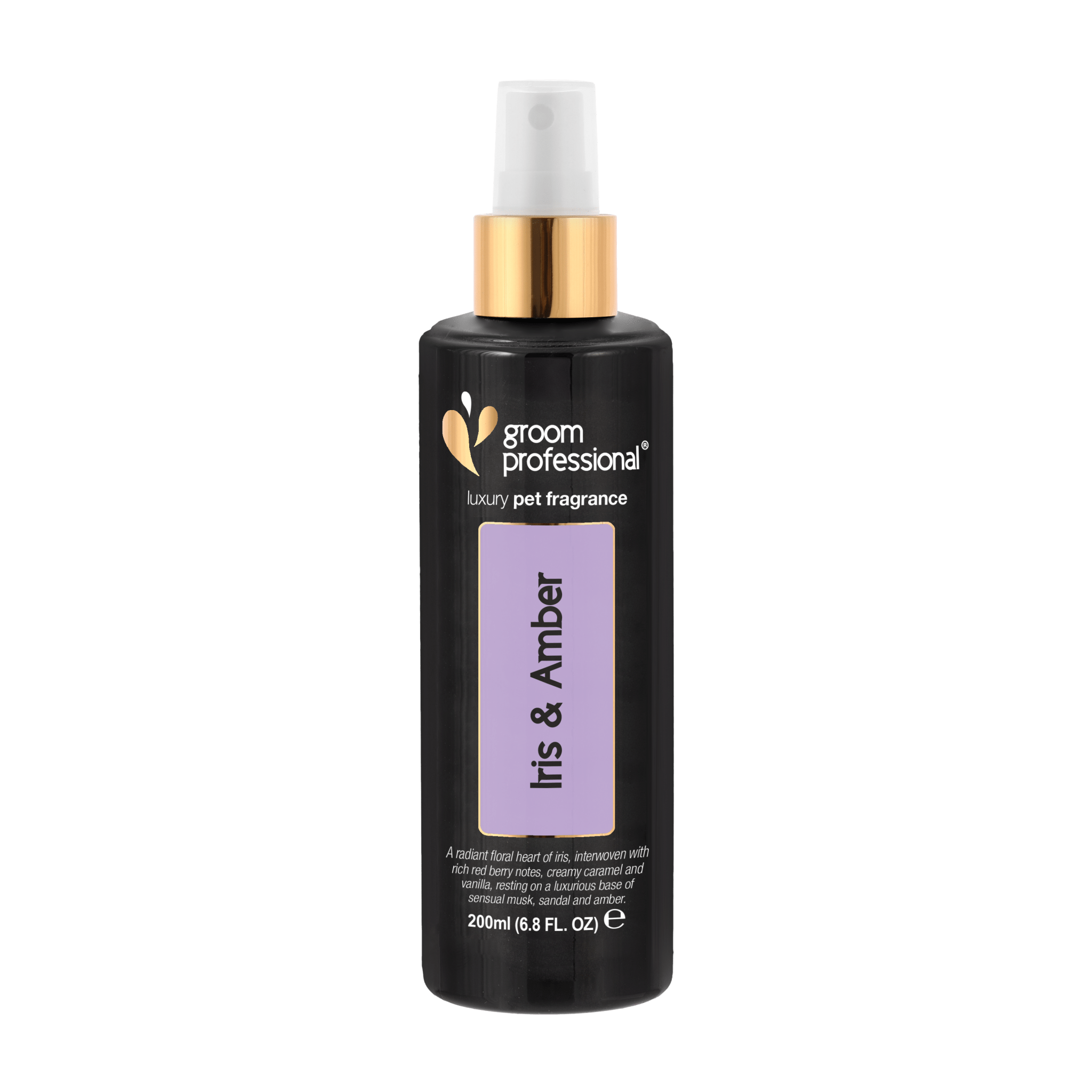Groom Professional Exclusive Iris & Amber Fragrance - 200ml - مستلزمات الحيوانات الأليفة - Zue For Pet Supplies Co.