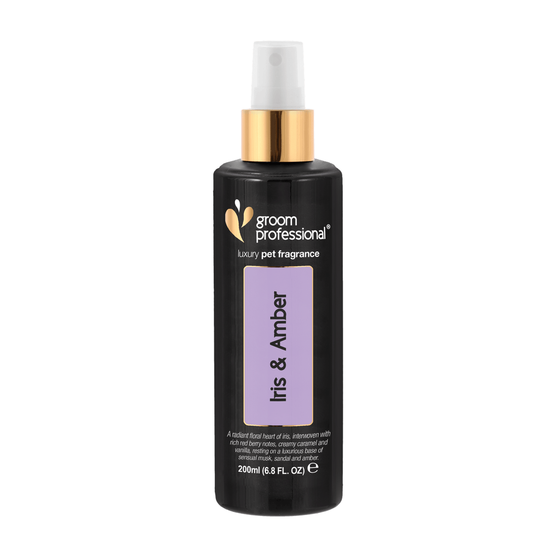 Groom Professional Exclusive Iris & Amber Fragrance - 200ml - مستلزمات الحيوانات الأليفة - Zue For Pet Supplies Co.