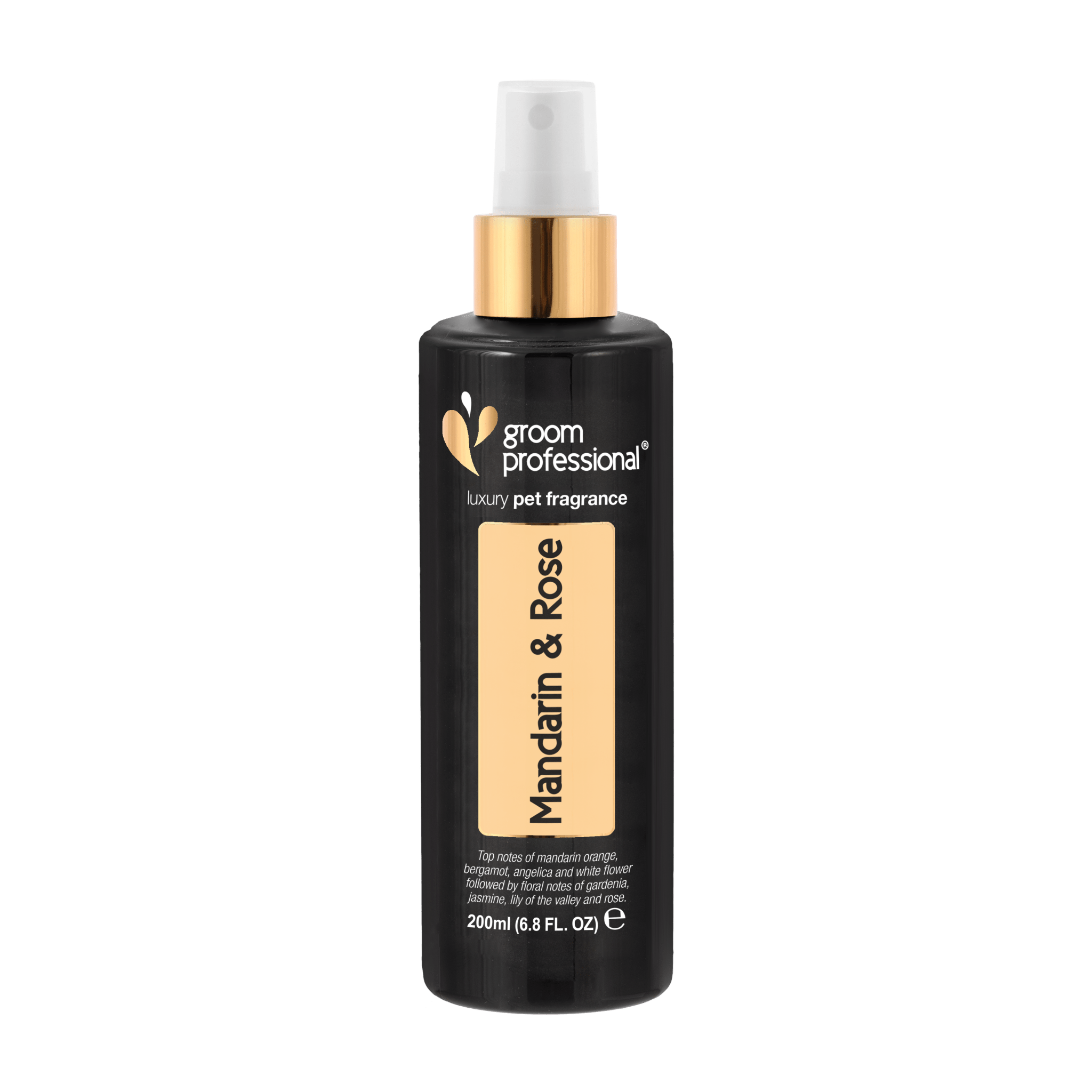 Groom Professional Exclusive Mandarin & Rose Fragrance 200ml - مستلزمات الحيوانات الأليفة - Zue For Pet Supplies Co.