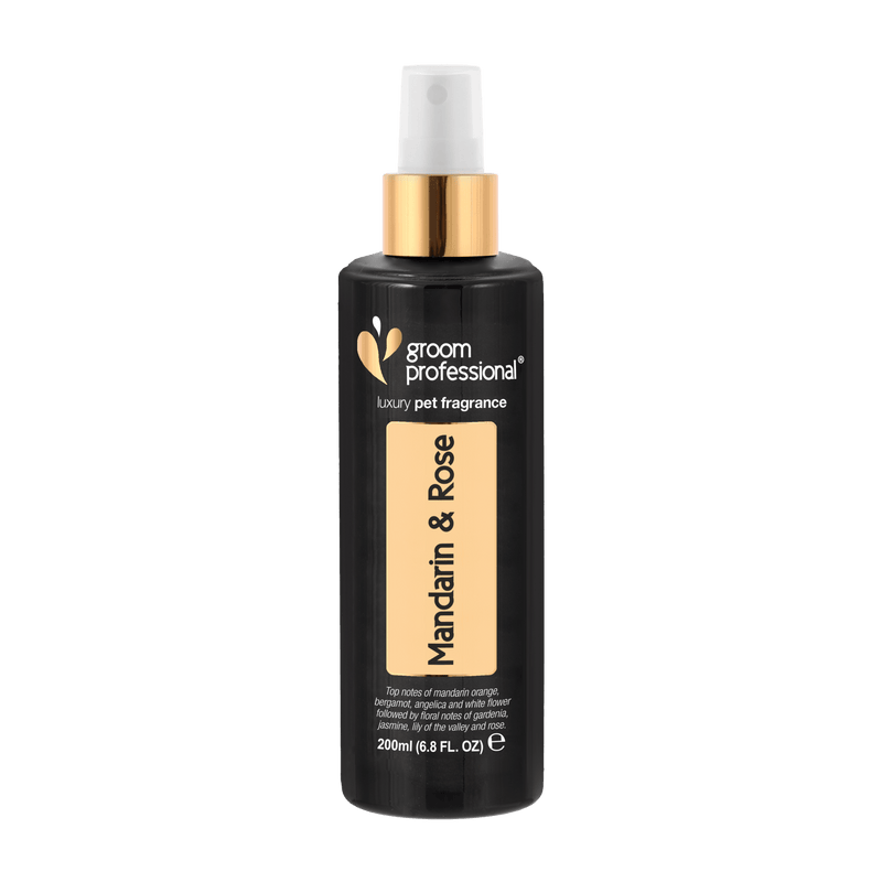 Groom Professional Exclusive Mandarin & Rose Fragrance 200ml - مستلزمات الحيوانات الأليفة - Zue For Pet Supplies Co.