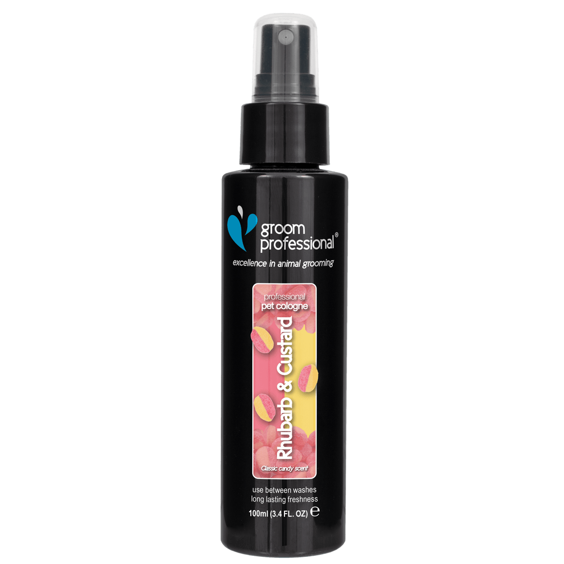Groom Professional Rhubarb & Custard Cologne - 100ml - مستلزمات الحيوانات الأليفة - Zue For Pet Supplies Co.