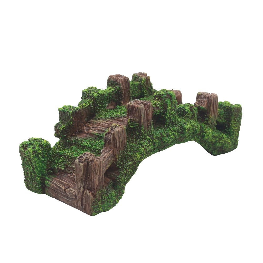 Hugo Bridge Wood 15X7X6cm - ديكور حوض السمك - Zue For Pet Supplies Co.