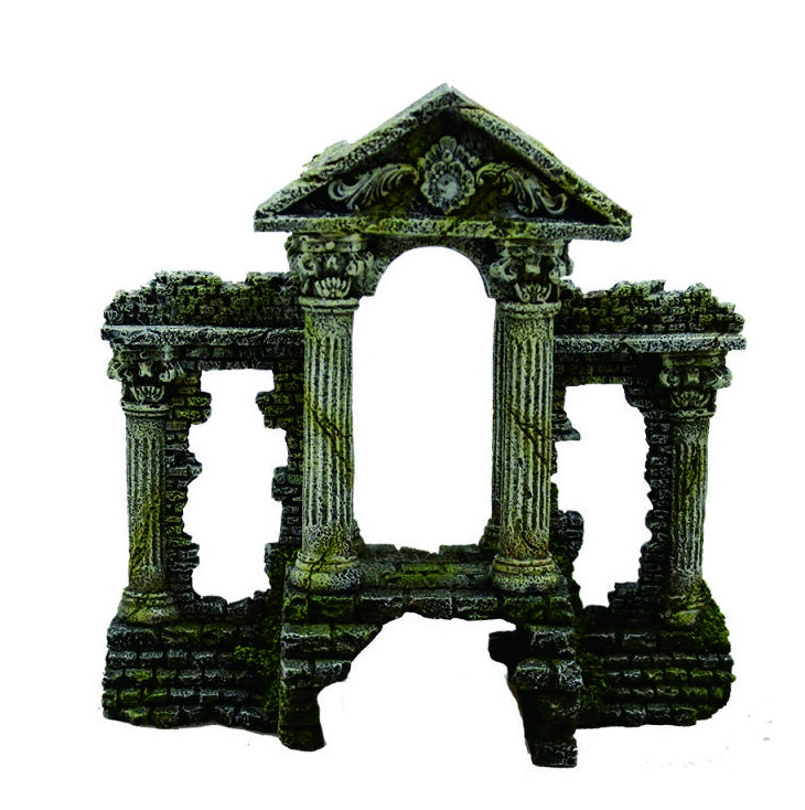 Hugo Ruined Doorway 23X10X23cm - ديكور حوض السمك - Zue For Pet Supplies Co.