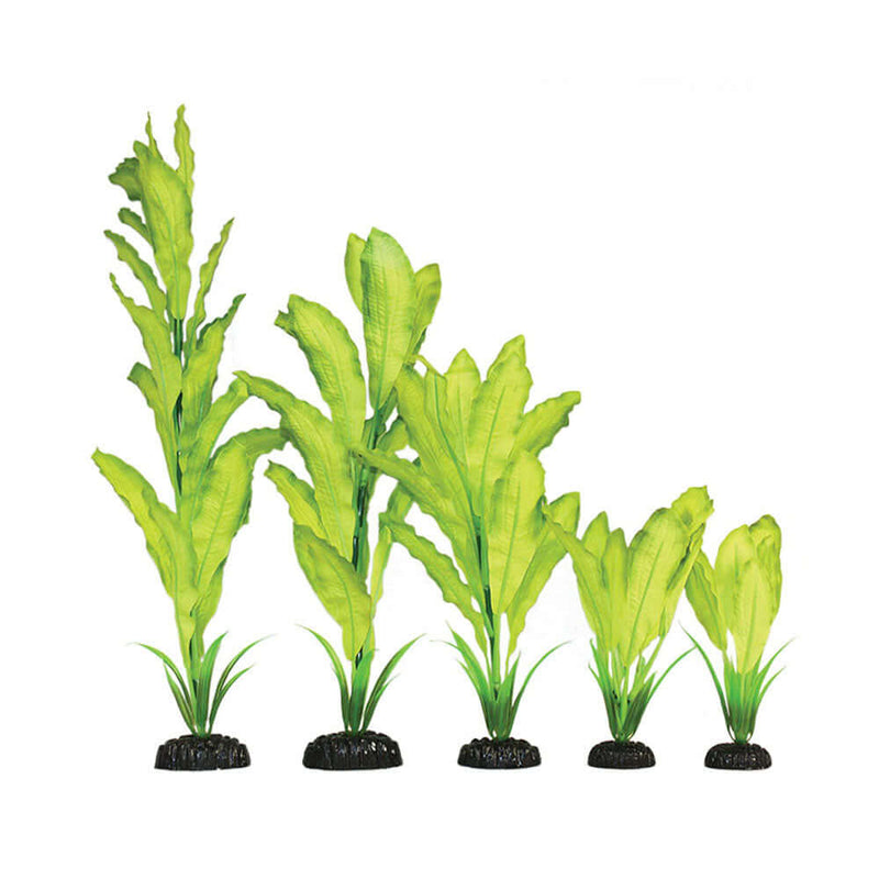Hugo Yellow/Green Silk 40cm ( per pc. ) - ديكور حوض السمك - Zue For Pet Supplies Co.