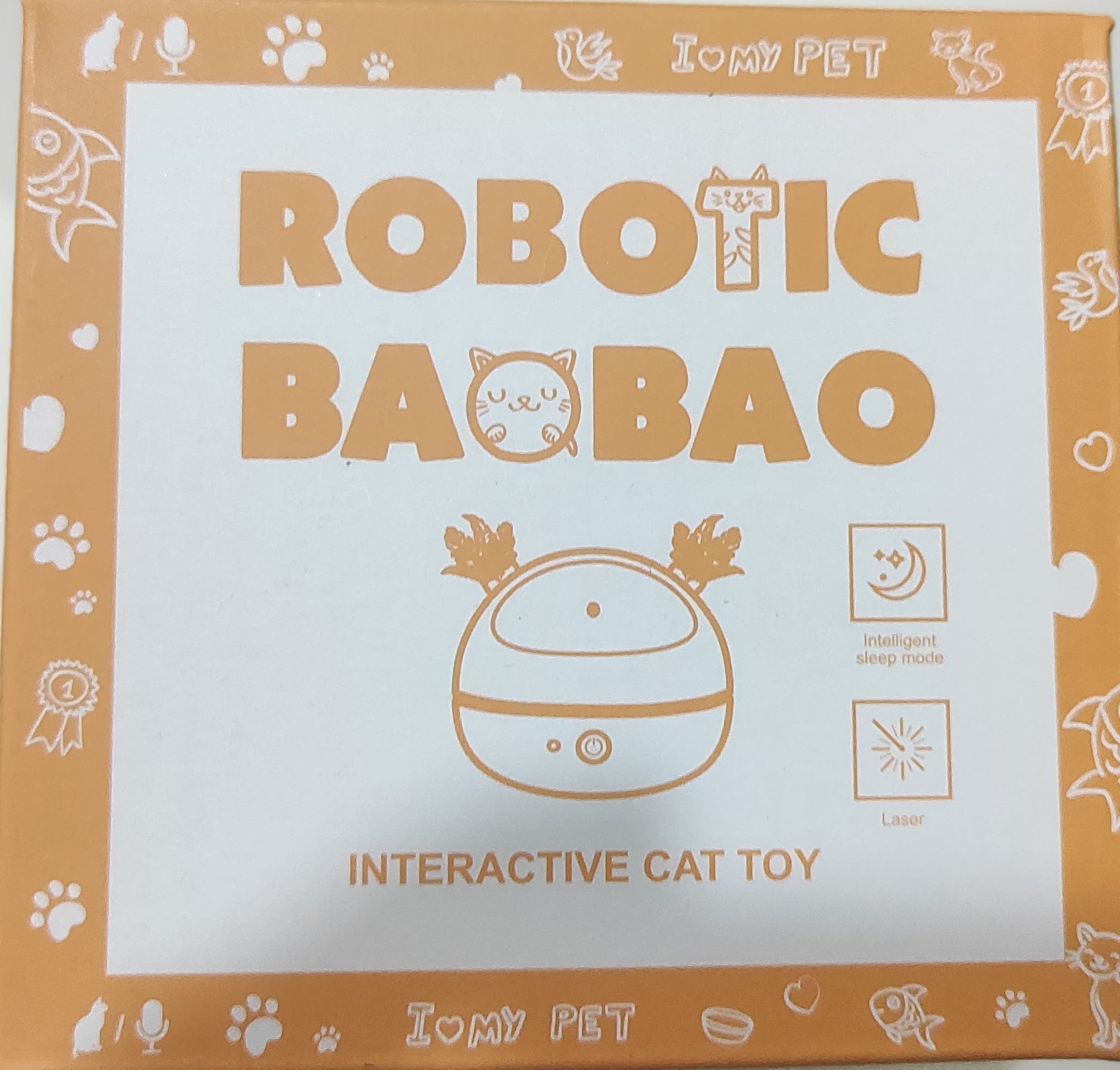 Robotic Baobao-cat Toys - العاب للقطط-Laser - Zue For Pet Supplies Co.