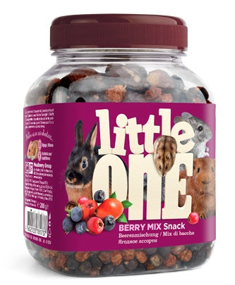 Little One Berry mix. Snack for all small mammals 200gm - طعام للحيوانات الصغيرة - Zue For Pet Supplies Co.