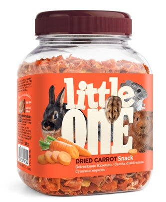 Little One Dried carrot. Snack for all small mammals 200gm - طعام للحيوانات الصغيرة - Zue For Pet Supplies Co.