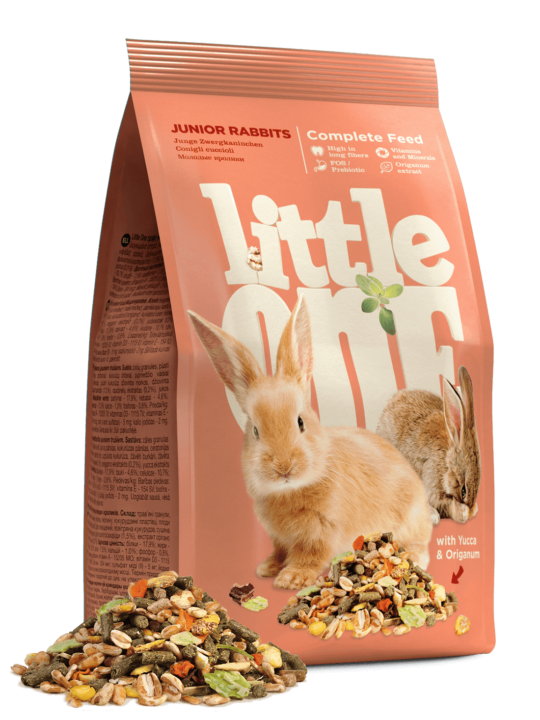 Little One Feed for junior rabbits 15kg - طعام للحيوانات الصغيرة - Zue For Pet Supplies Co.
