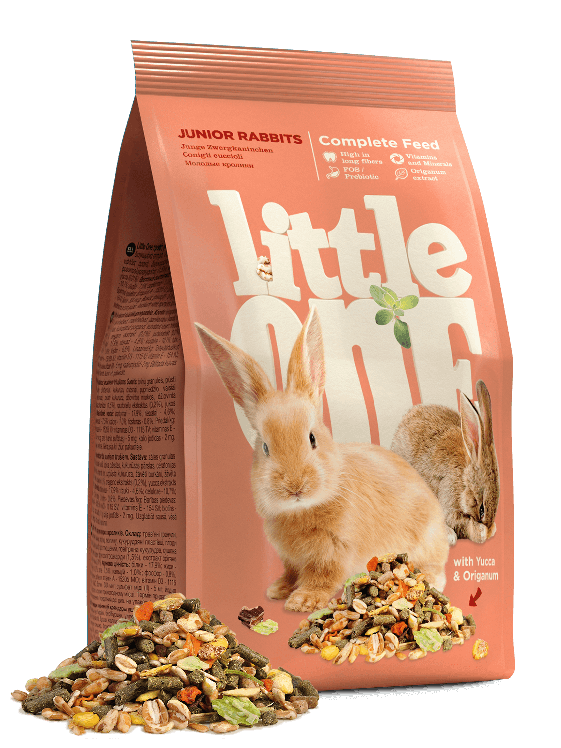 Little One Feed for junior rabbits 15kg - طعام للحيوانات الصغيرة - Zue For Pet Supplies Co.