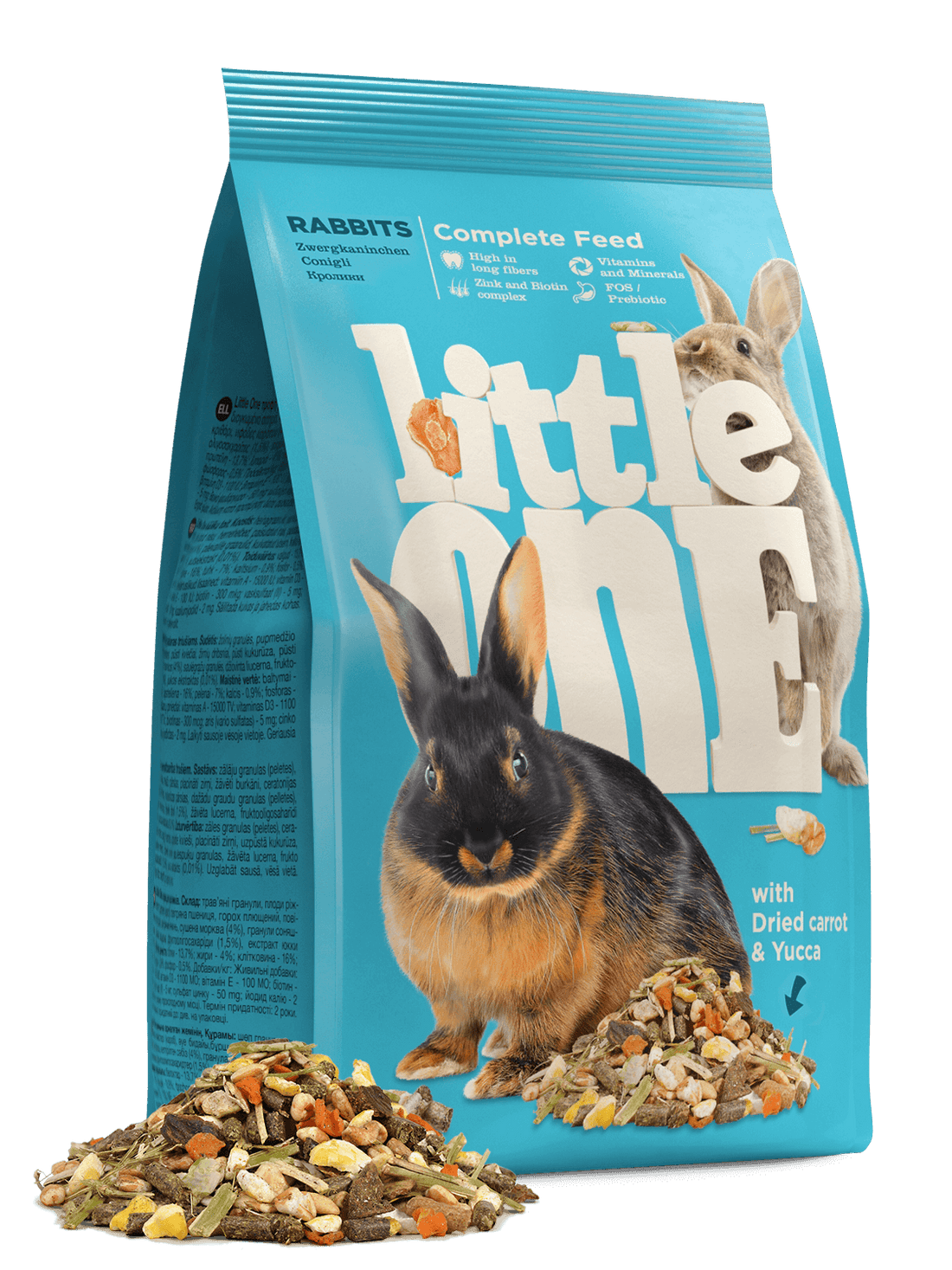 Little One Feed for rabbits 400gm - طعام للحيوانات الصغيرة - Zue For Pet Supplies Co.