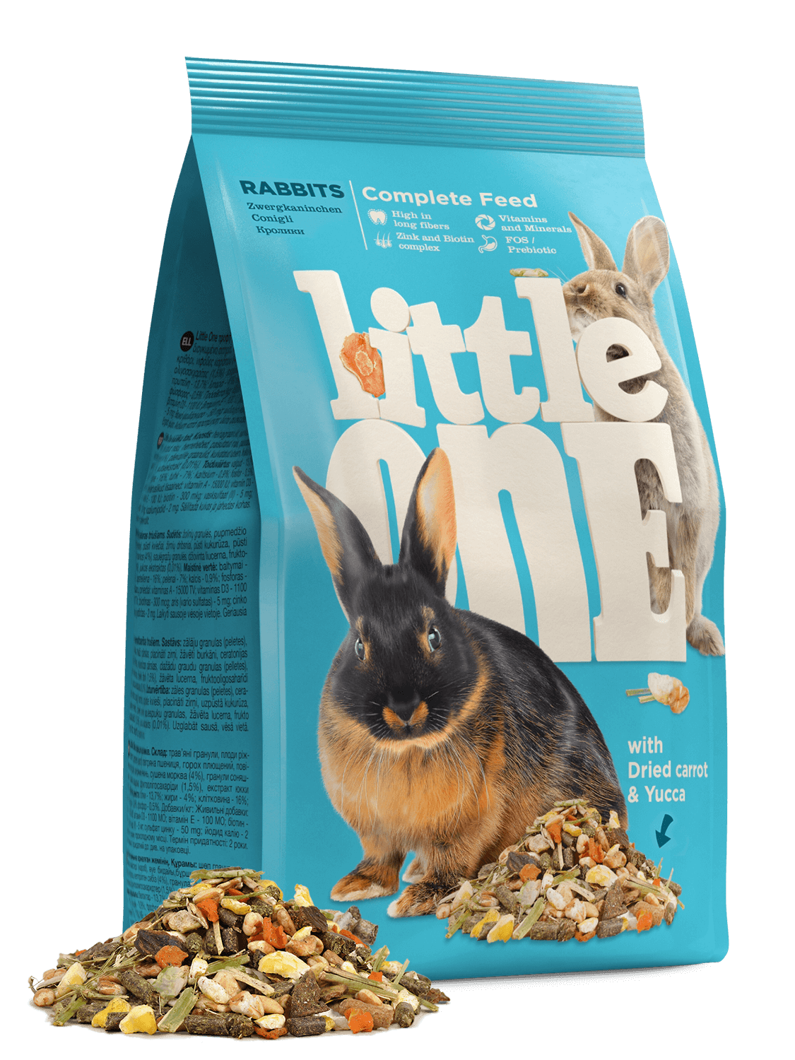 Little One Feed for rabbits 900gm - طعام للحيوانات الصغيرة - Zue For Pet Supplies Co.