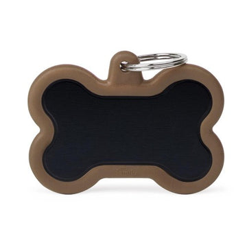 MyFamily Hushtag XL Black Bone Aluminum Brown Rubber - مستلزمات الحيوانات الأليفة - Zue For Pet Supplies Co.