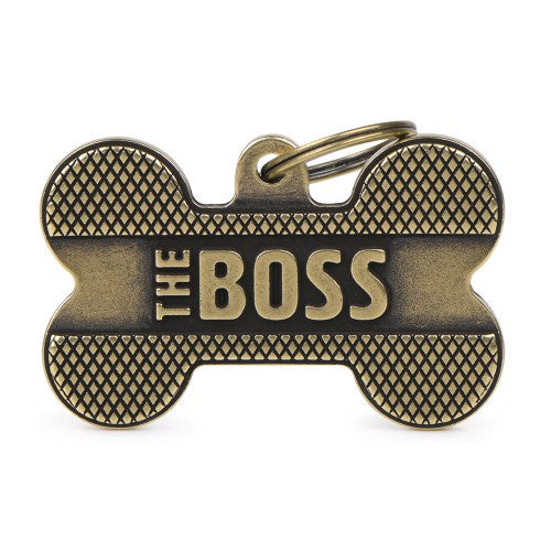 MyFamily Bronx Big Bone Boss ID Tag - ميدالية التعريف - Zue For Pet Supplies Co.