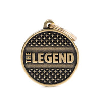 MyFamily Bronx Big Circle The Legend ID Tag - ميدالية التعريف - Zue For Pet Supplies Co.