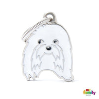 MyFamily Maltese Dog Tag - ميدالية التعريف - Zue For Pet Supplies Co.