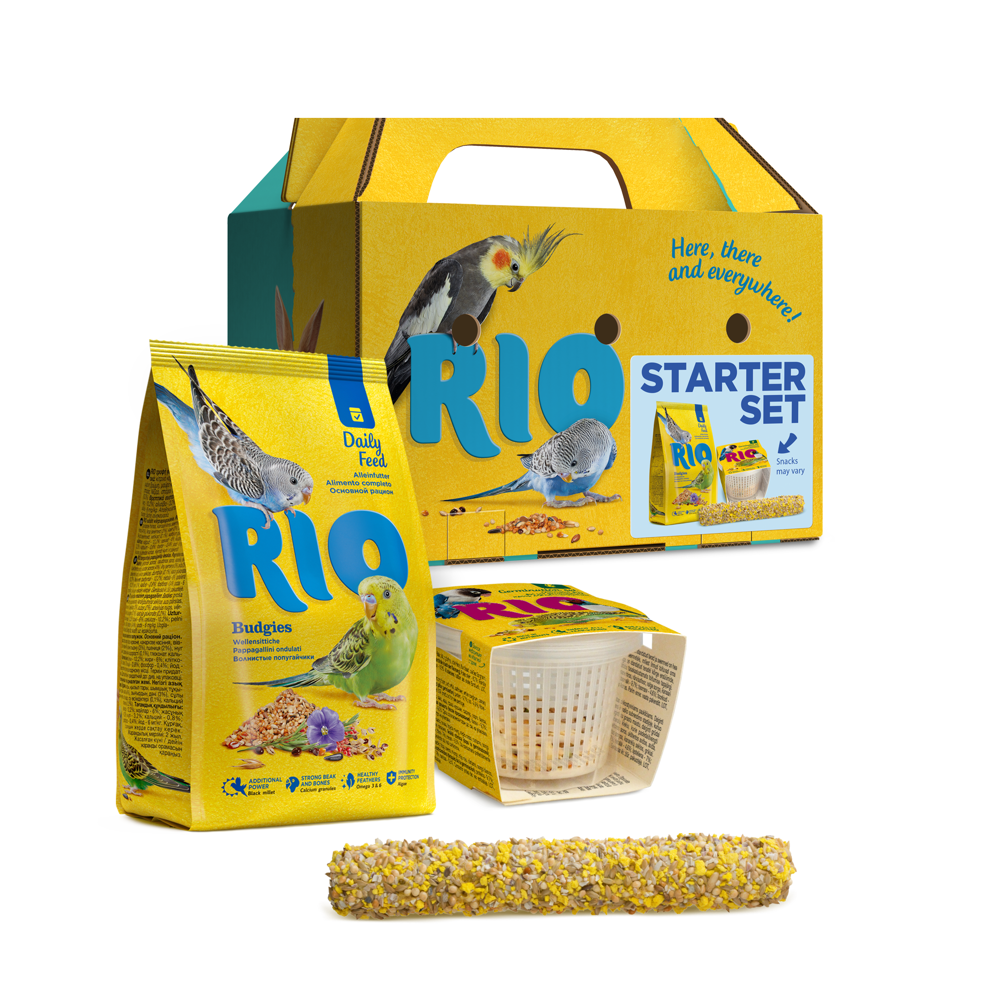 RIO Starter set for new budgie owners - طعام الطيور - Zue For Pet Supplies Co.