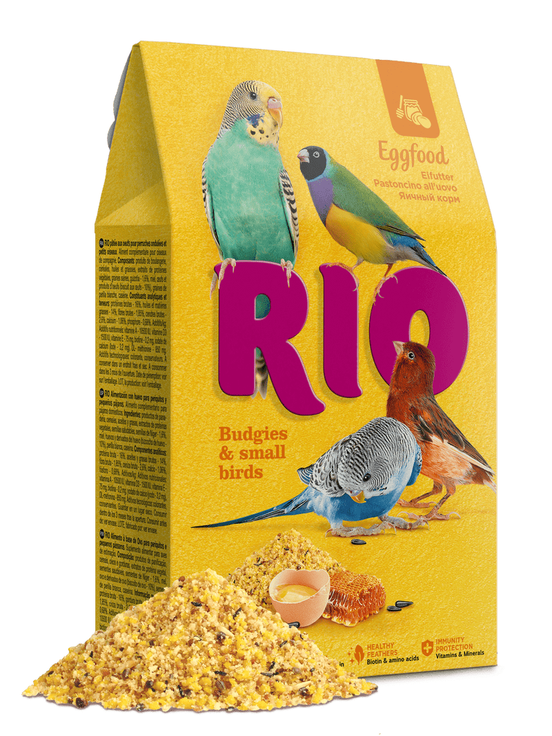 RIO Eggfood for budgies and other small birds 250gm - طعام الطيور - Zue For Pet Supplies Co.