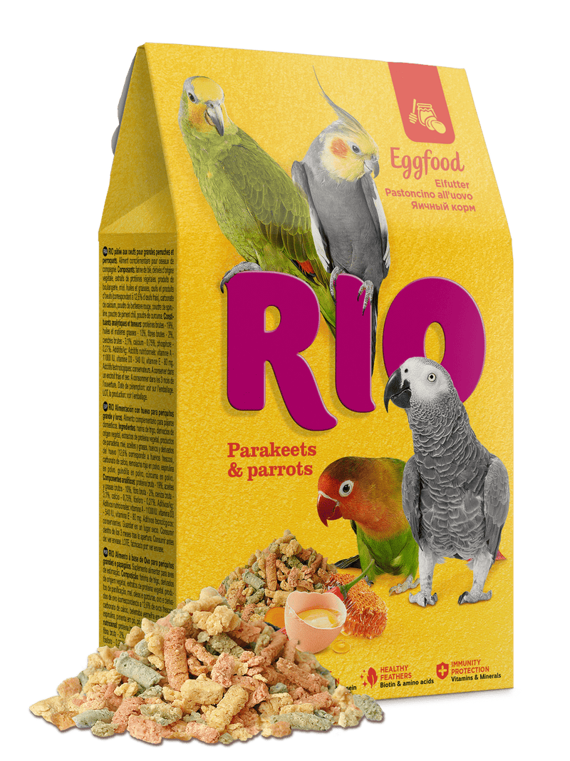 RIO Eggfood for parakeets and parrots 250gm - طعام الطيور - Zue For Pet Supplies Co.