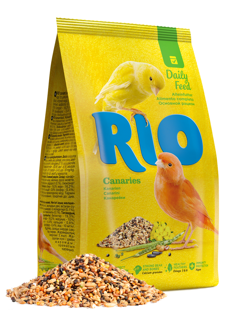 RIO Feed for canaries. Daily feed 500gm - طعام الطيور - Zue For Pet Supplies Co.