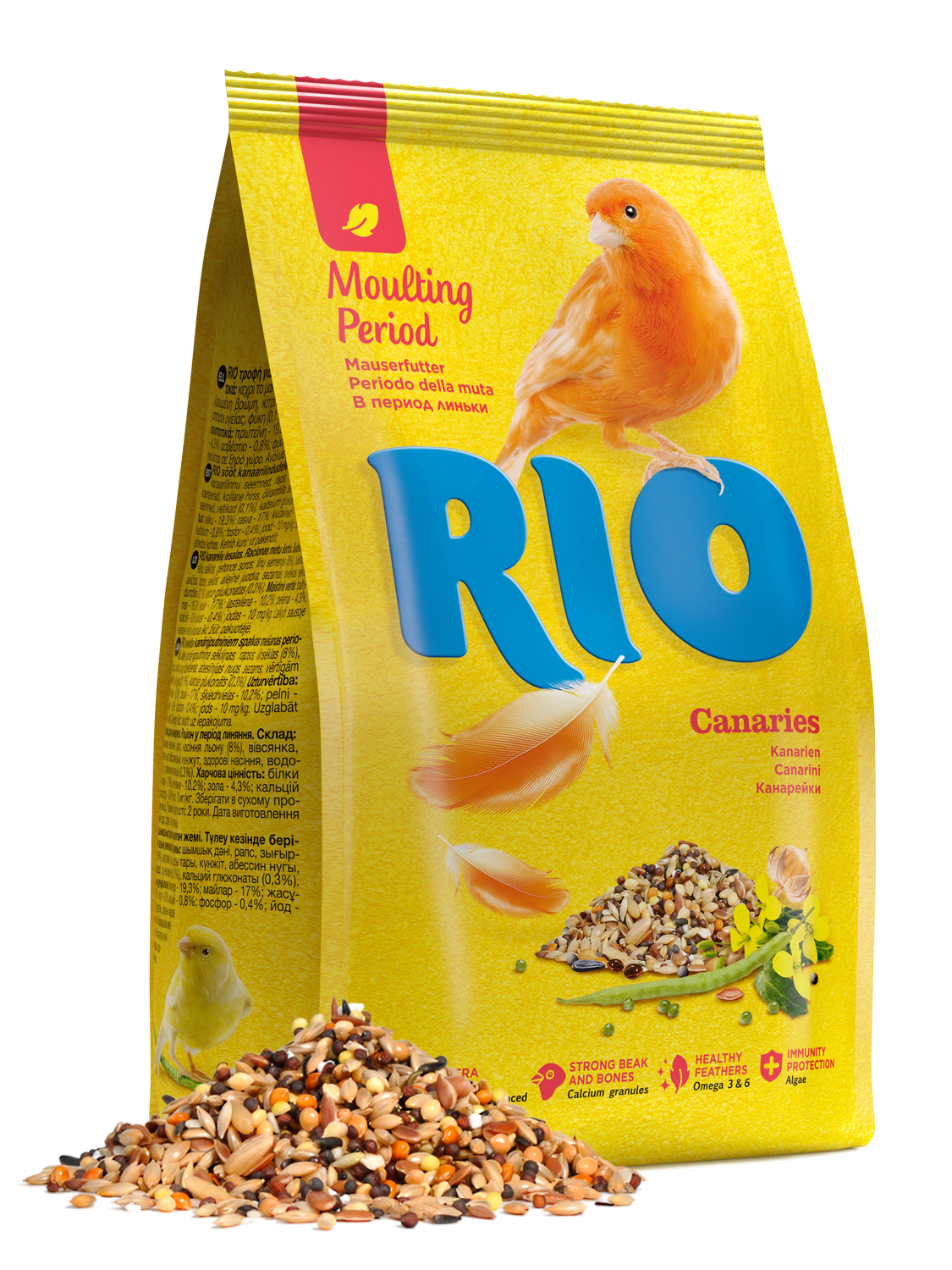 RIO Feed for canaries. Moulting period feed 20kg - طعام الطيور - Zue For Pet Supplies Co.