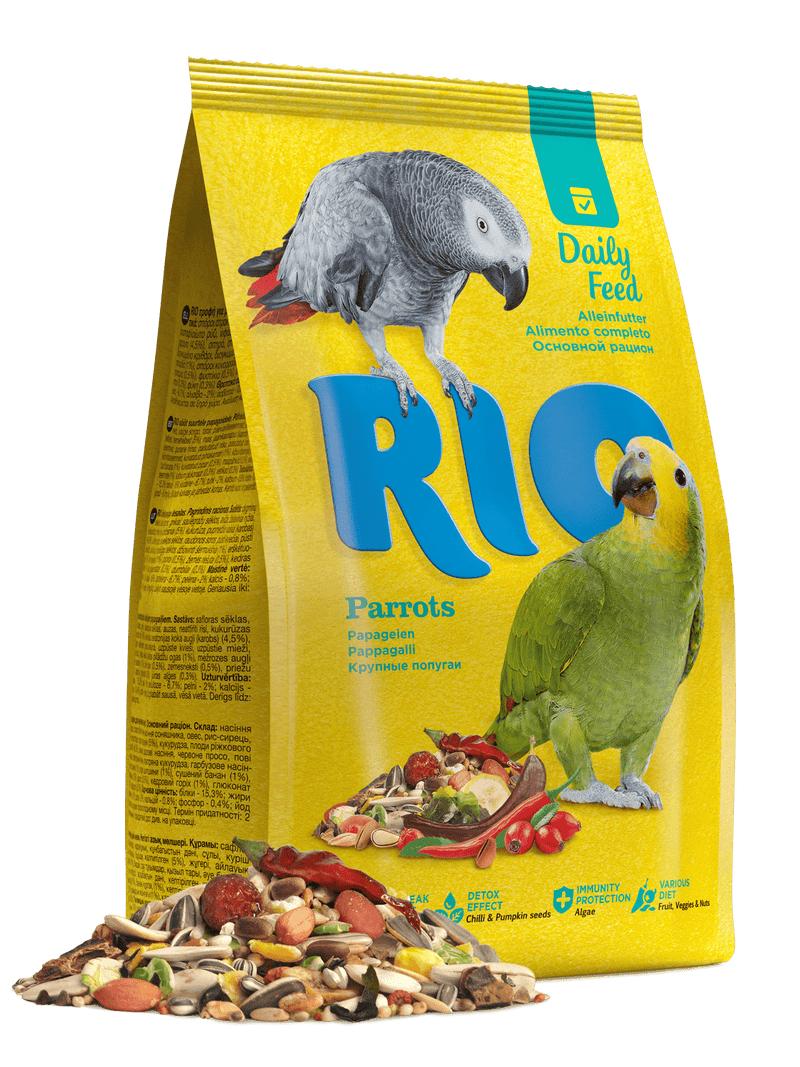 RIO Feed for parrots. Daily feed 3kg - طعام الطيور - Zue For Pet Supplies Co.