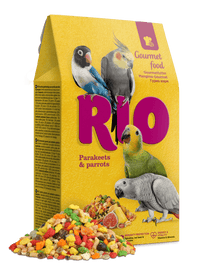 RIO Gourmet food for parakeets and parrots 250gm - طعام الطيور - Zue For Pet Supplies Co.
