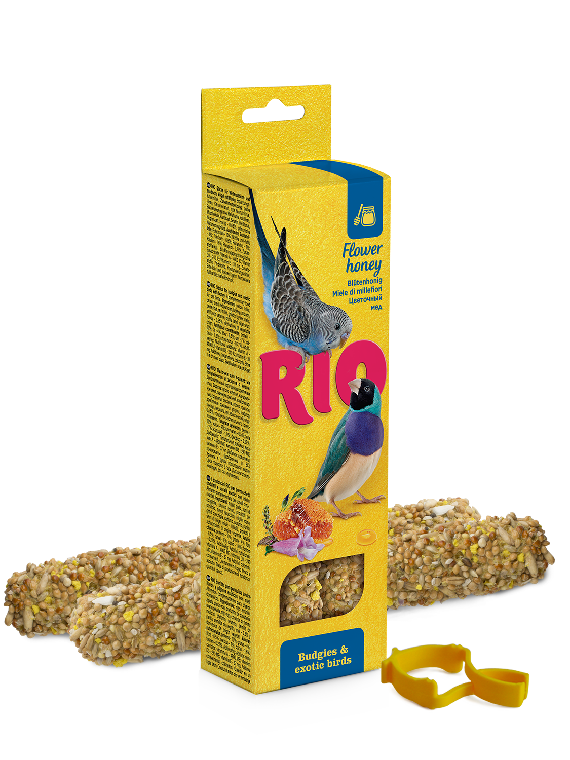 RIO Sticks for budgies and exotic birds with honey 2x40gm - طعام الطيور - Zue For Pet Supplies Co.