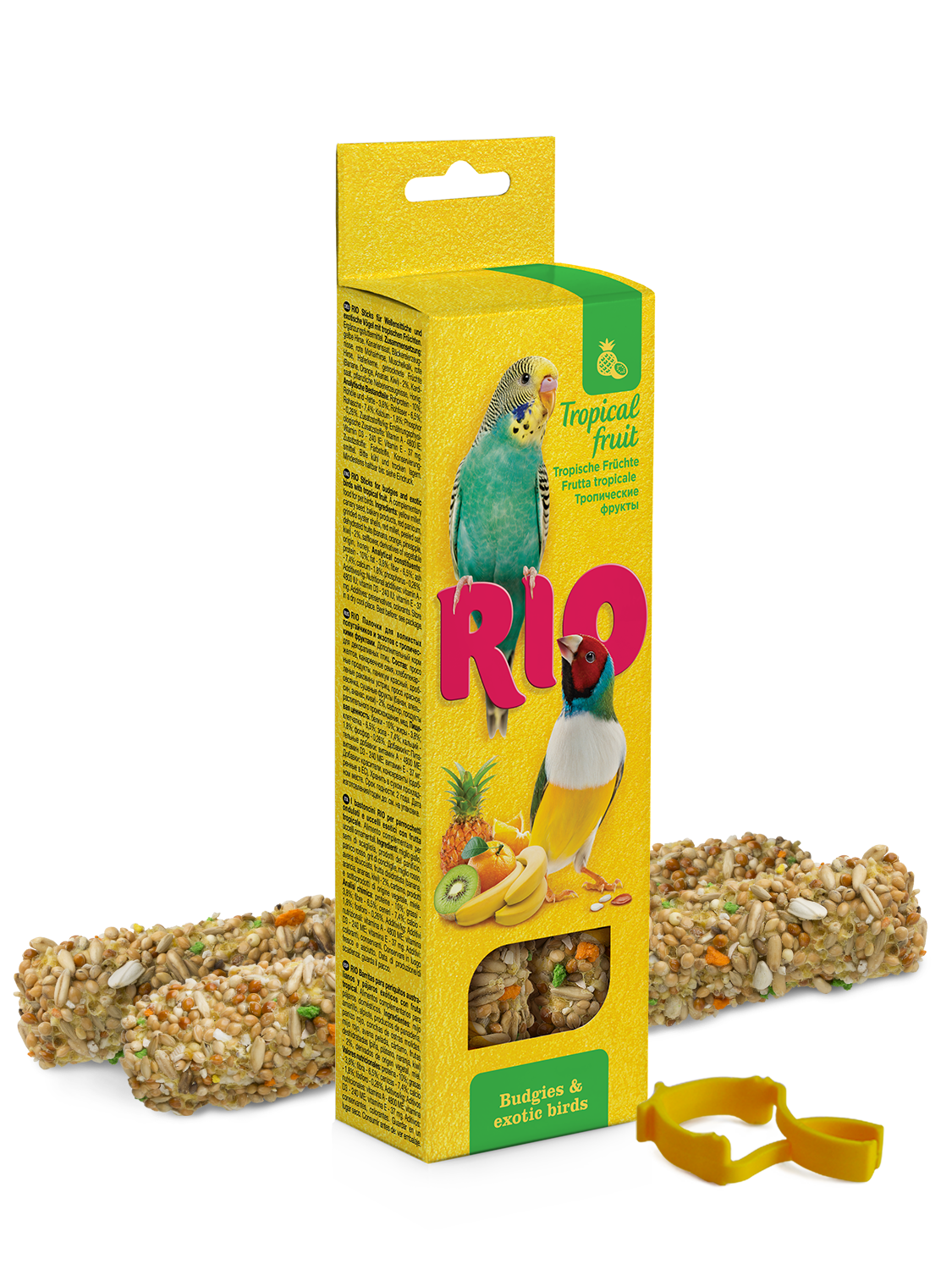 RIO Sticks for budgies and exotic birds with tropical fruit 2x40gm - طعام الطيور - Zue For Pet Supplies Co.