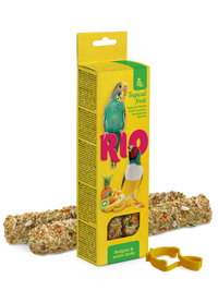 RIO Sticks for budgies and exotic birds with tropical fruit 2x40gm - طعام الطيور - Zue For Pet Supplies Co.