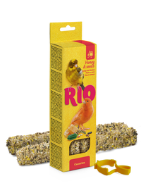 RIO Sticks for canaries with honey and healthy seeds 2x40gm - طعام الطيور - Zue For Pet Supplies Co.