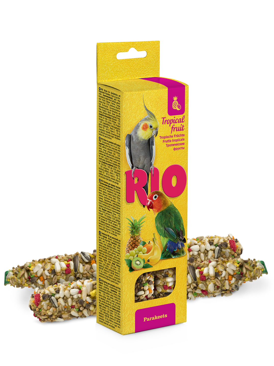 RIO Sticks for parakeets with tropical fruit, 2x75 g - طعام الطيور - Zue For Pet Supplies Co.