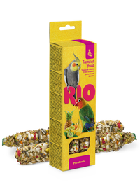 RIO Sticks for parakeets with tropical fruit, 2x75 g - طعام الطيور - Zue For Pet Supplies Co.