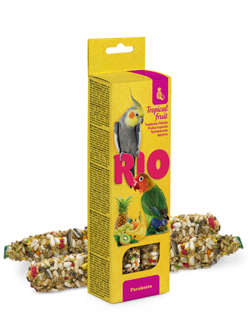 RIO Sticks for parakeets with tropical fruit, 2x75 g - طعام الطيور - Zue For Pet Supplies Co.