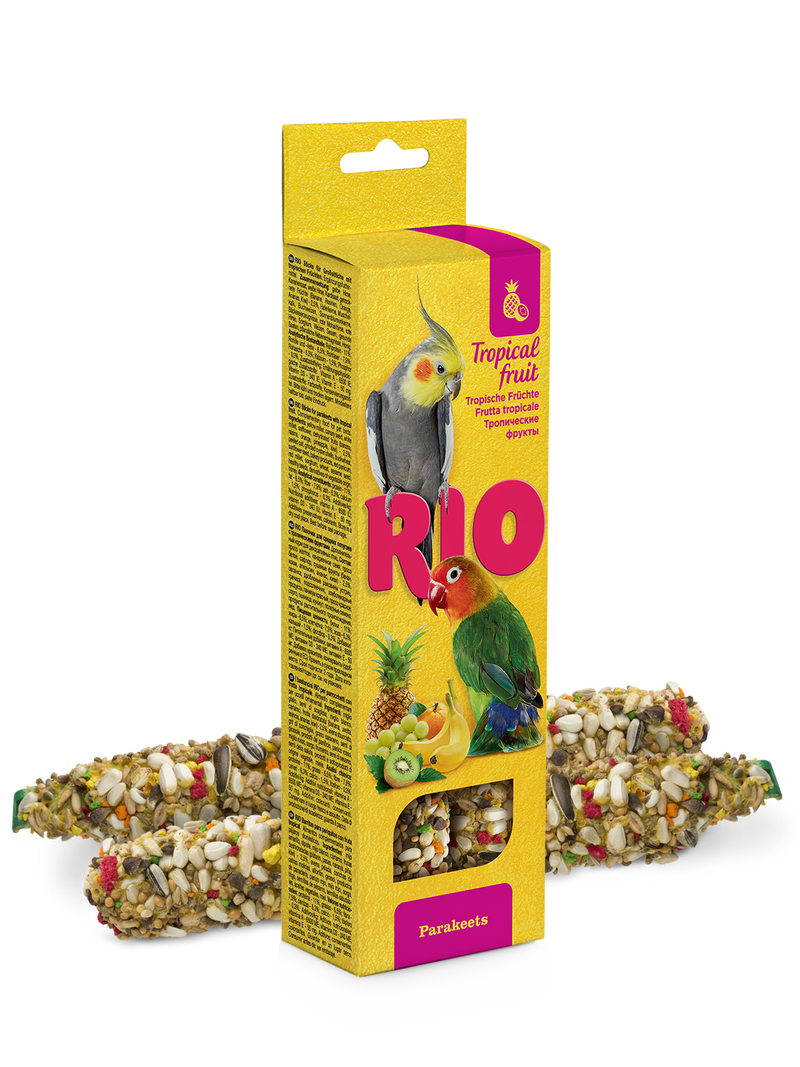 RIO Sticks for parakeets with tropical fruit, 2x75 g - طعام الطيور - Zue For Pet Supplies Co.