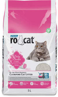 RoCat Baby Powder Cat Litter 5L -  رمل القطط - Zue For Pet Supplies Co.