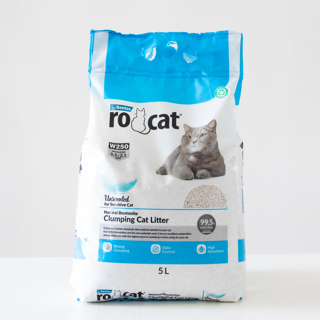 RoCat Unscented Cat Litter 5L - رمل للقطط - Zue For Pet Supplies Co.