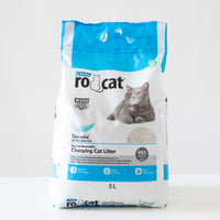 RoCat Unscented Cat Litter 5L - رمل للقطط - Zue For Pet Supplies Co.