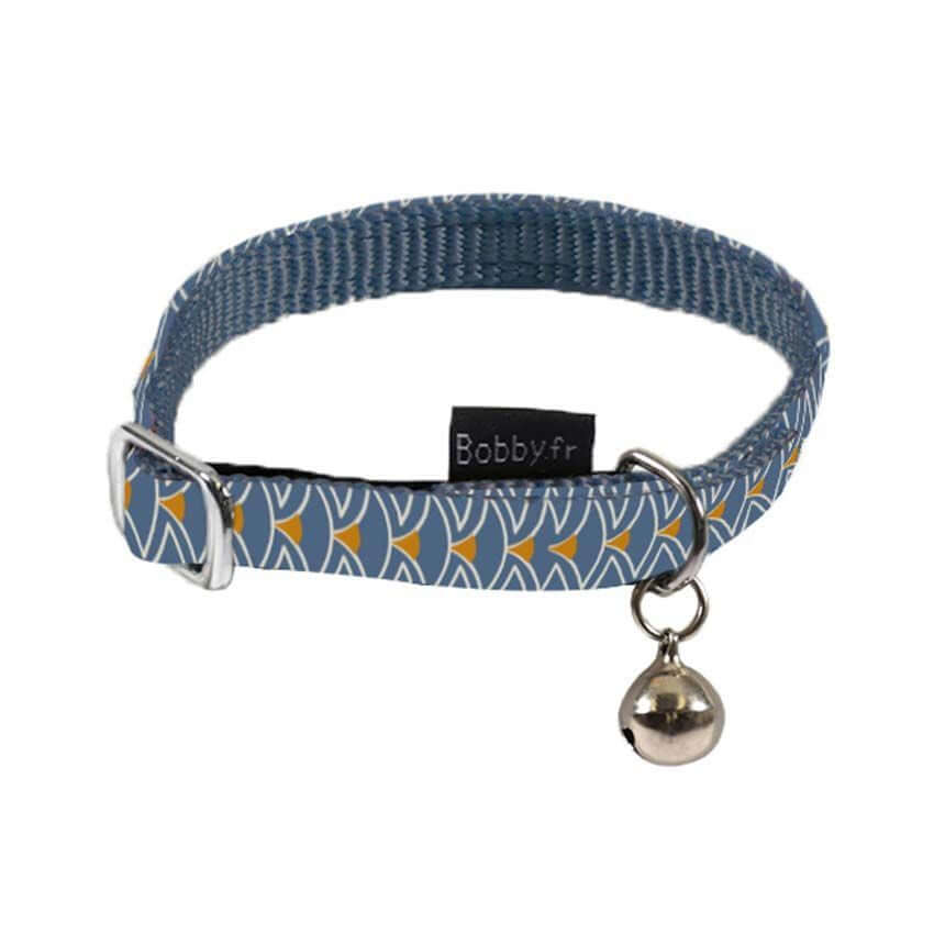 Croci Coll. Cat Geisha Blue  - كروسي كول. كات جيشا بلو - طوق للقطط - Zue For Pet Supplies Co.