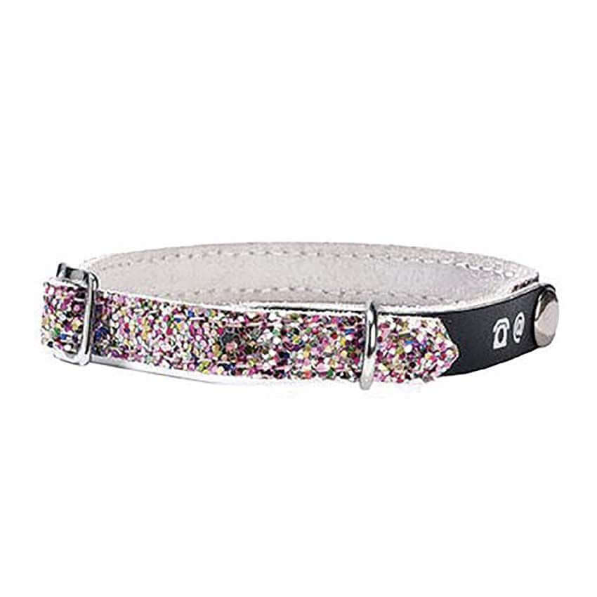 Croci Collar Cat Address Hold Party Pink - طوق للقطط - Zue For Pet Supplies Co.