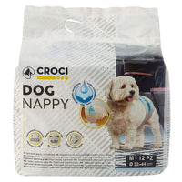 Croci Dog Nappy Medium 12pcs. 32-44cm - Zue For Pet Supplies Co.